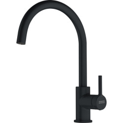 Franke Lina Sink mixer with 360° rotation, matt black (115.0626.019)