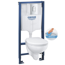 Grohe New toilet set Rimless Grohe BAU CERAMIC (39418000)