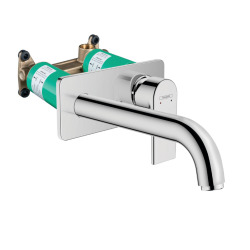 Hansgrohe Vernis Shape Set Concealed wall-mounted washbasin mixer, 2 outlets, 207 mm spout + Rough in body, Chrome (71578000-SET)