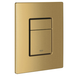 Grohe Toilet set Grohe Rapid SL frame + Infinitio rimless bowl + Grohe brushed gold Skate Cosmopolitan flush plate