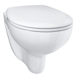 Grohe Bau Ceramic Wall hung WC set, Alpine White (39351000)