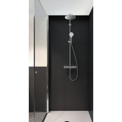 Hansgrohe Crometta S 240 Shower column 1 jet, with Thermostatic mixer, Chrome (27267000)