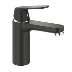 Grohe Eurosmart Cosmopolitan Single lever Basin Mixer 1/2″ M-size, Matt black / Chrome parts (23327KW0)