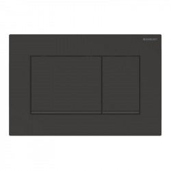 Geberit Flush plate Sigma30 for dual flush, rectangle, Matt black (115.883.16.1)